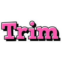 Trim girlish logo