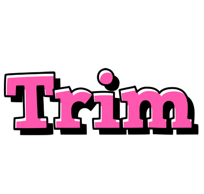 Trim girlish logo