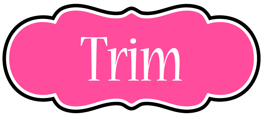 Trim invitation logo
