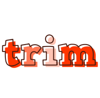 Trim paint logo