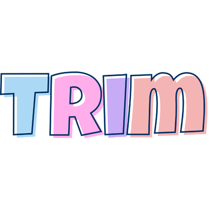Trim pastel logo