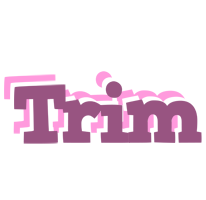 Trim relaxing logo