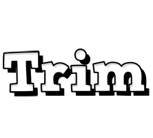 Trim snowing logo