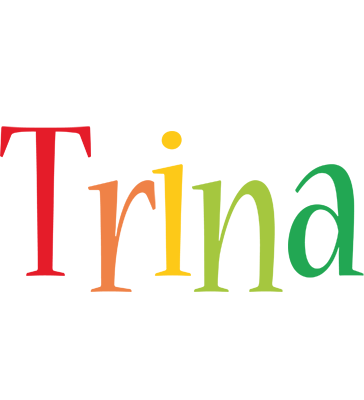Trina birthday logo