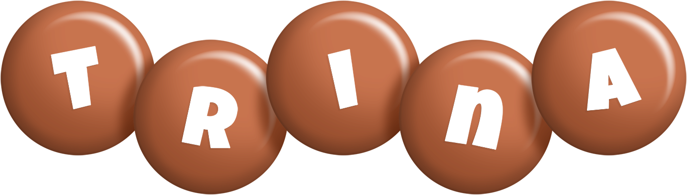 Trina candy-brown logo