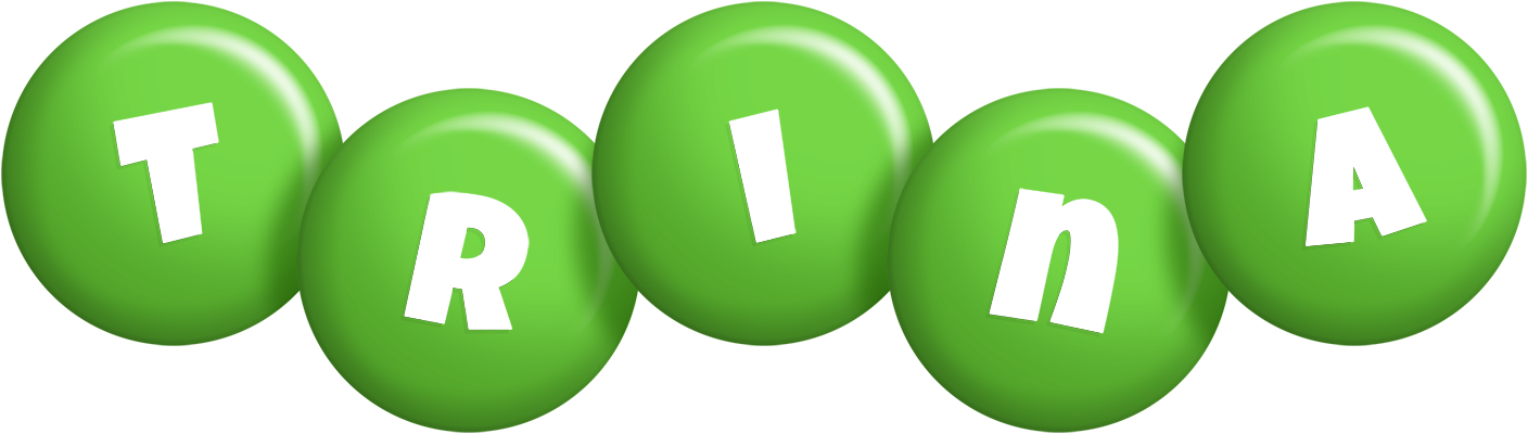 Trina candy-green logo