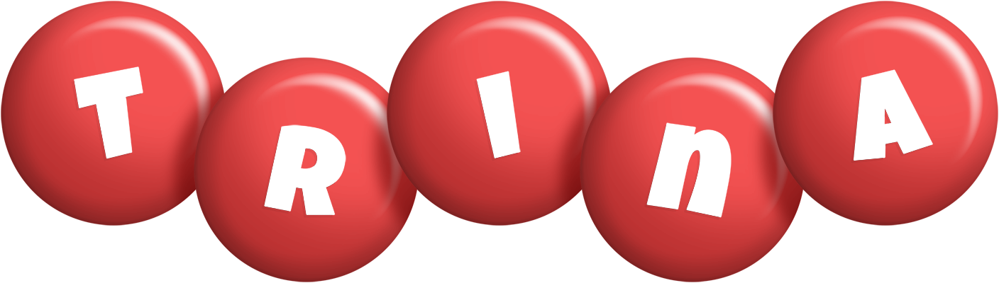 Trina candy-red logo