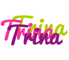 Trina flowers logo