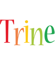 Trine birthday logo