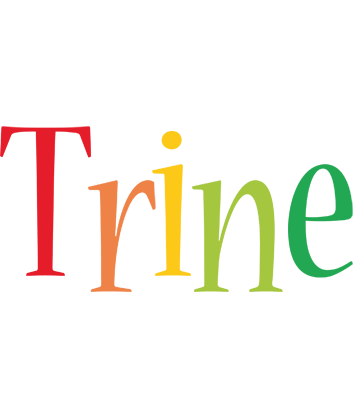 Trine birthday logo