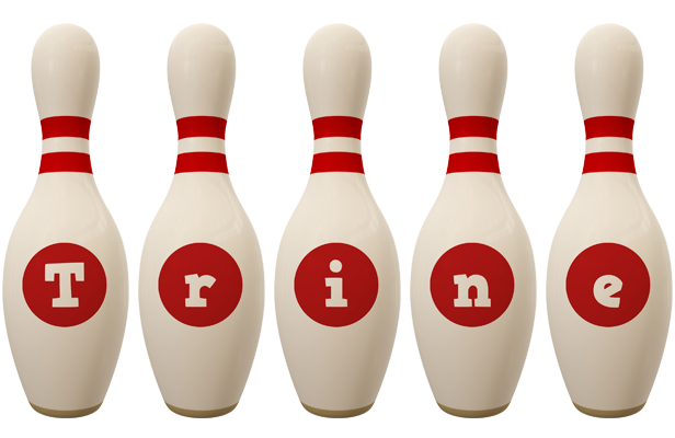 Trine bowling-pin logo
