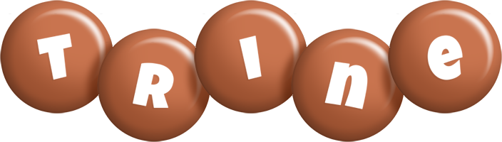 Trine candy-brown logo