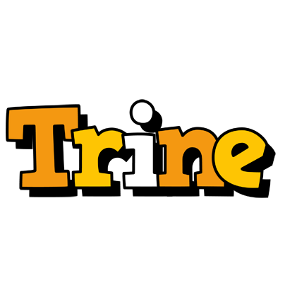 Trine cartoon logo