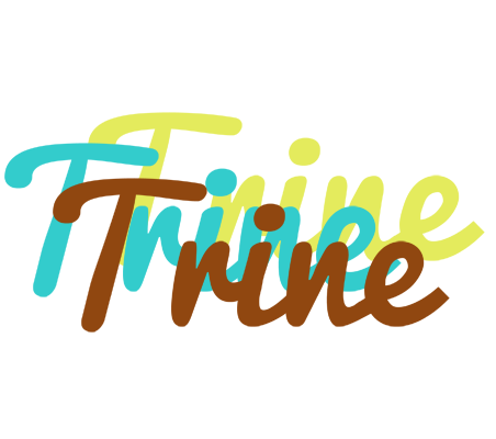 Trine cupcake logo