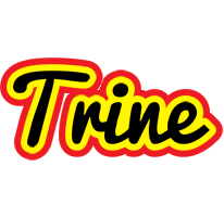 Trine flaming logo