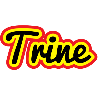 Trine flaming logo