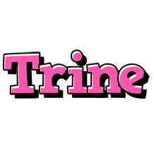 Trine girlish logo