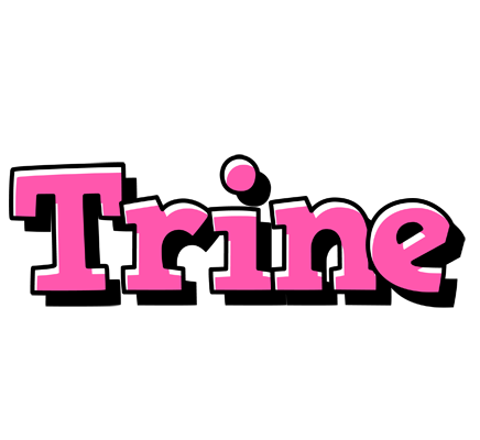 Trine girlish logo