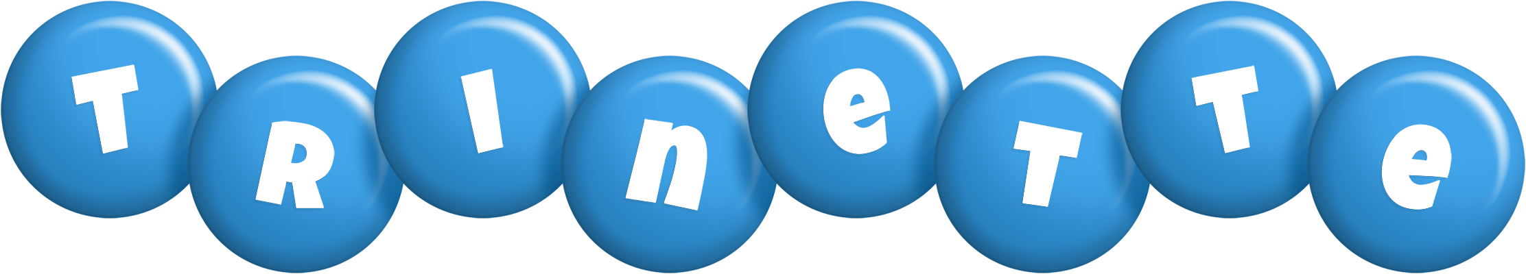 Trinette candy-blue logo