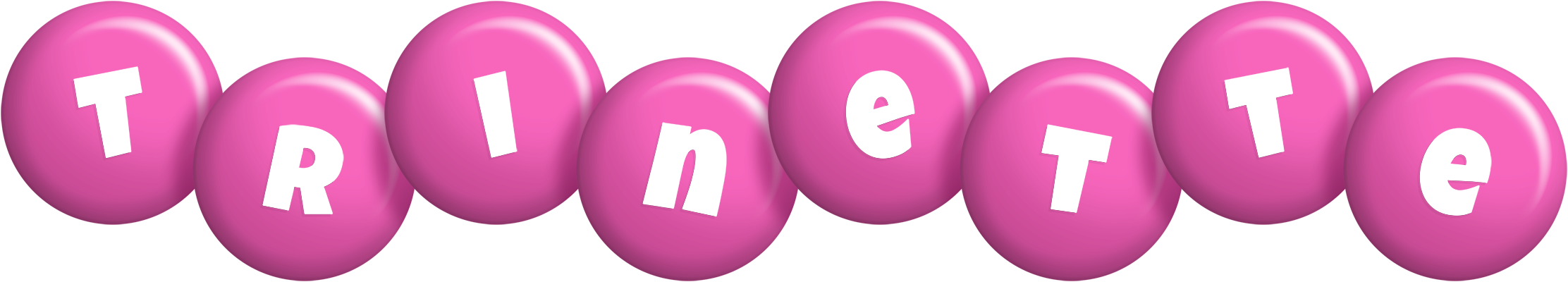Trinette candy-pink logo