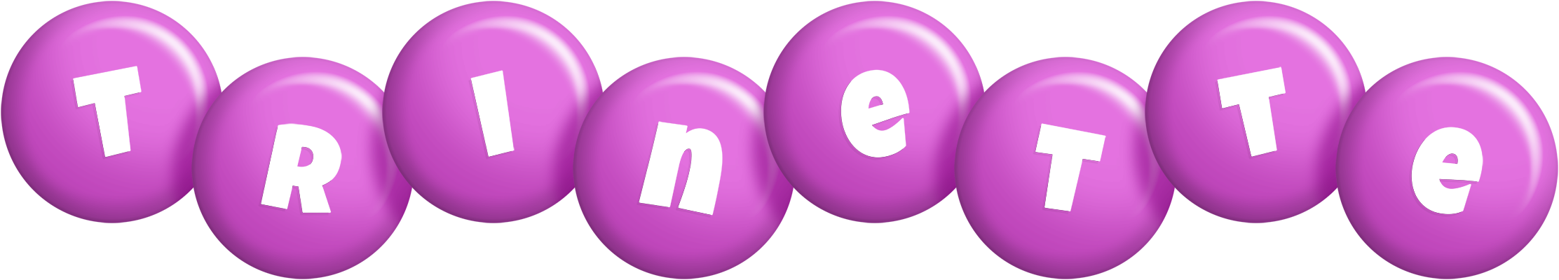 Trinette candy-purple logo