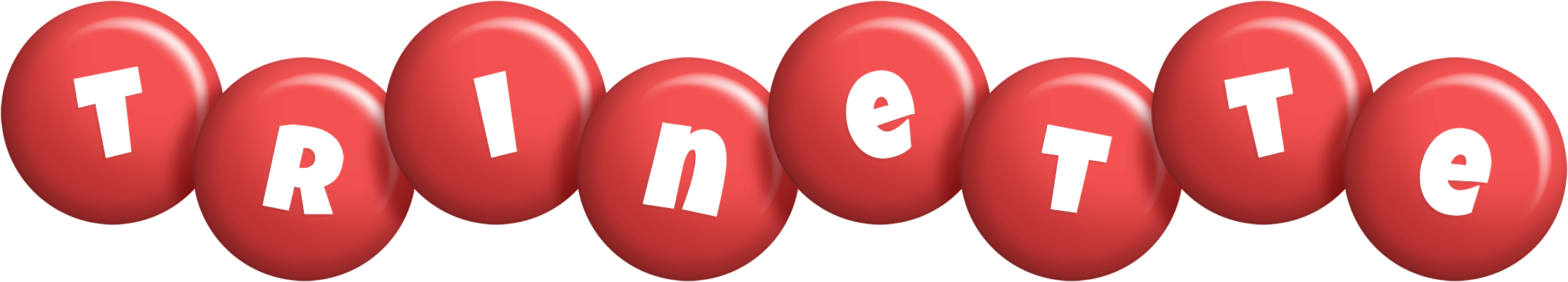 Trinette candy-red logo