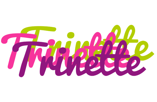 Trinette flowers logo