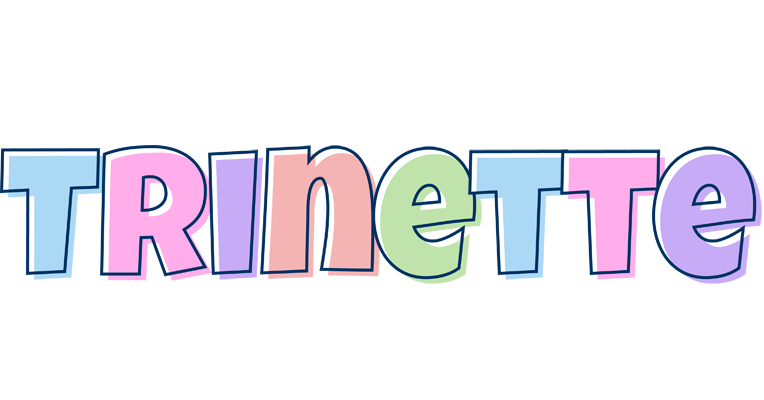 Trinette pastel logo