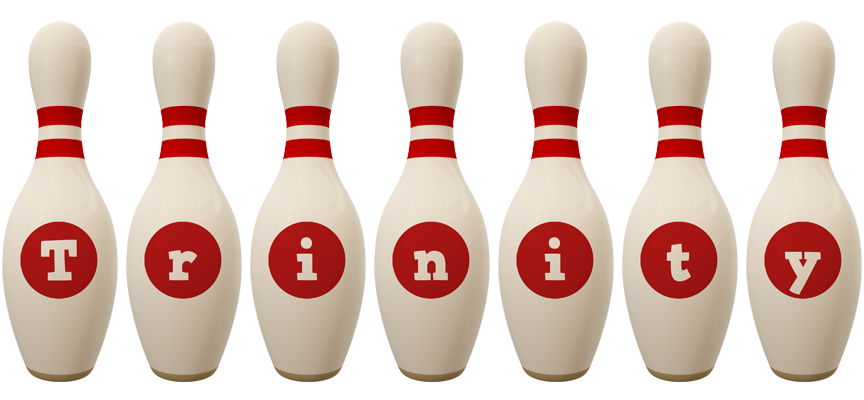 Trinity bowling-pin logo