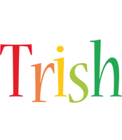 Trish birthday logo