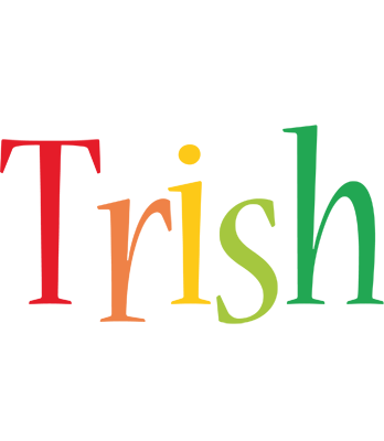 Trish birthday logo