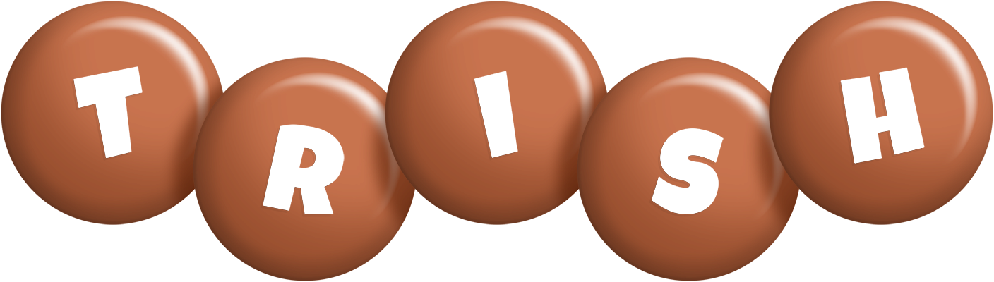 Trish candy-brown logo