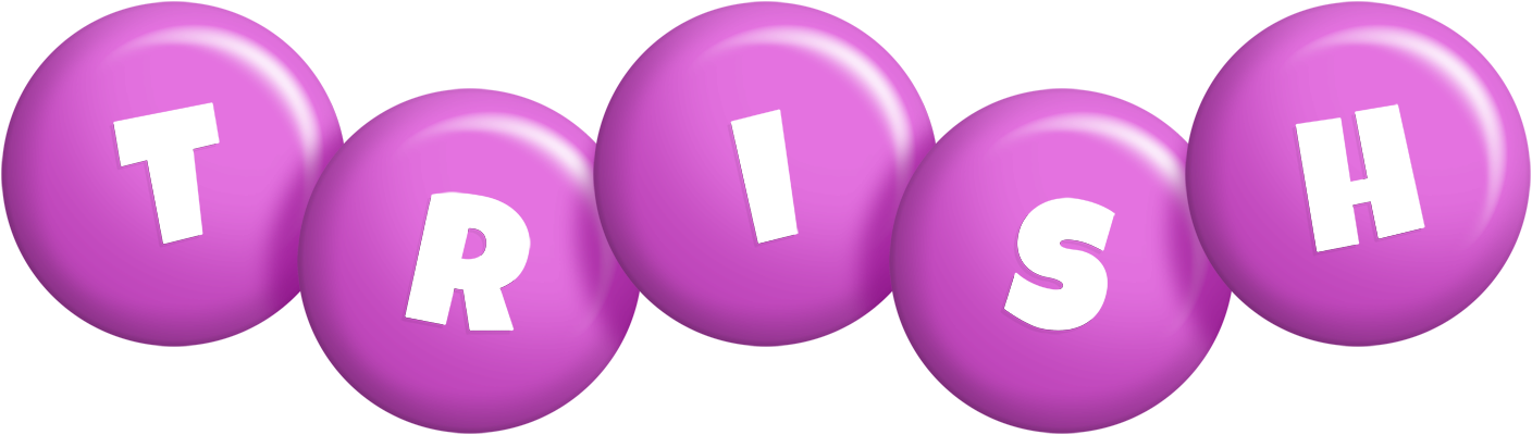 Trish candy-purple logo