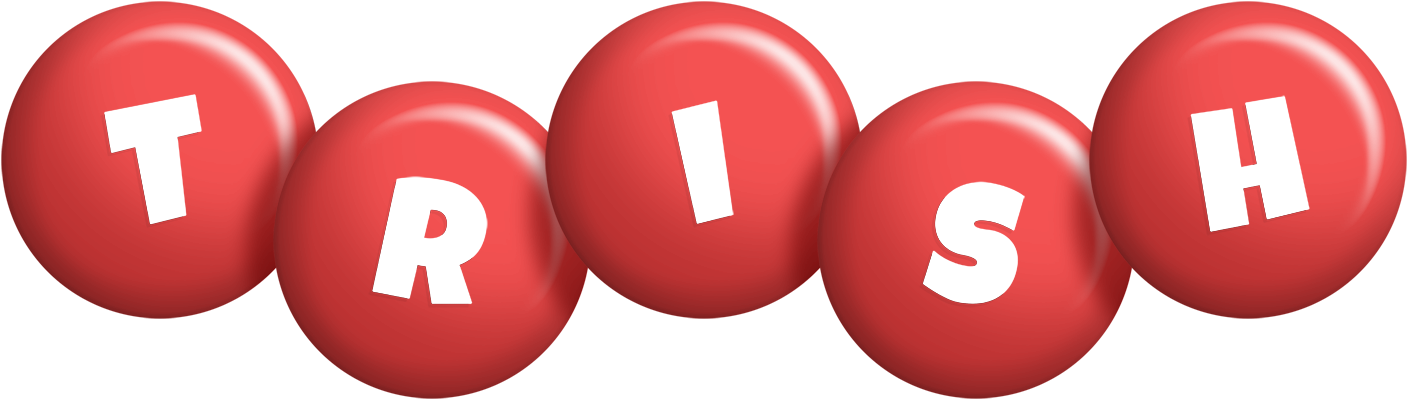 Trish candy-red logo