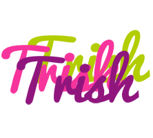 Trish flowers logo