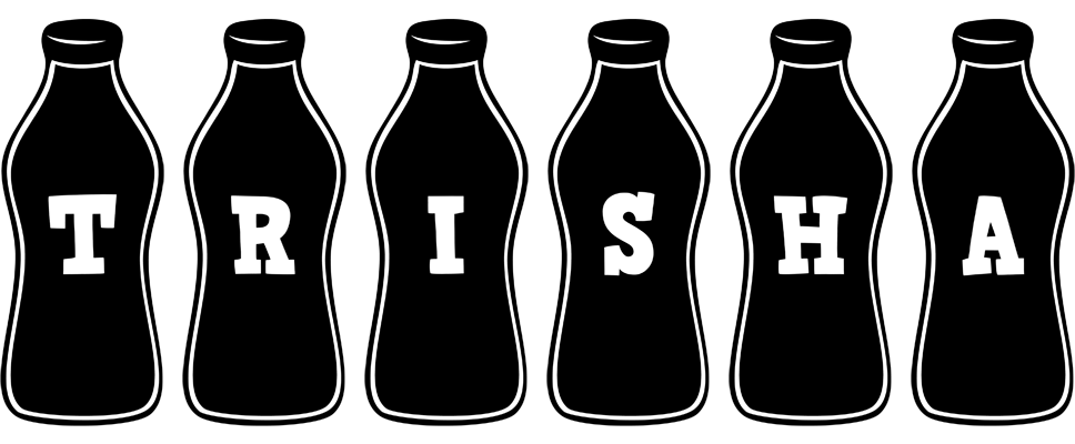 Trisha bottle logo