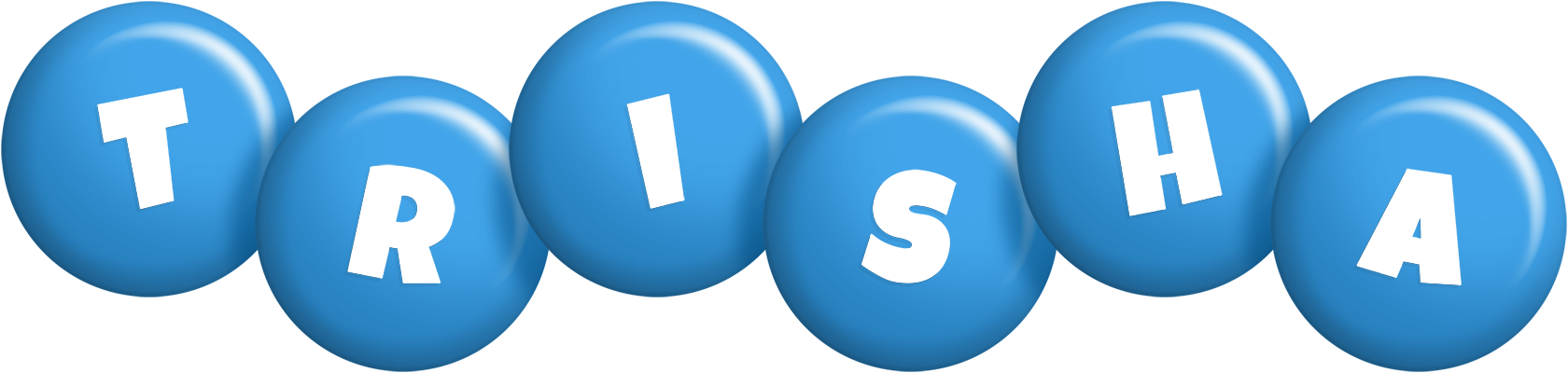 Trisha candy-blue logo
