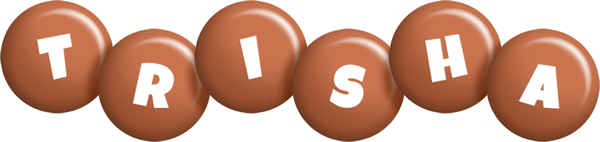 Trisha candy-brown logo