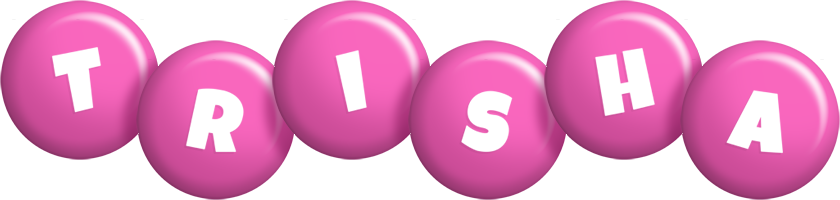 Trisha candy-pink logo