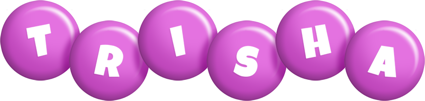 Trisha candy-purple logo