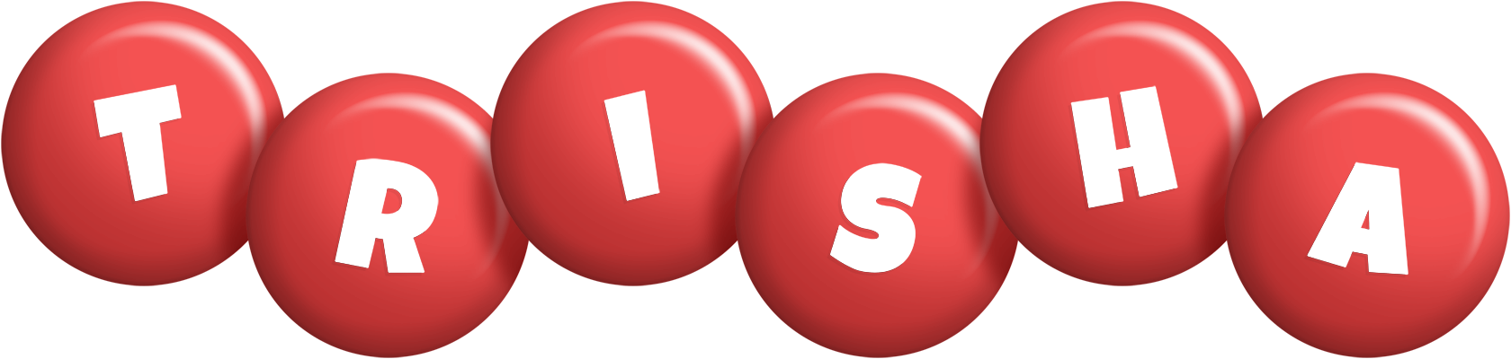 Trisha candy-red logo