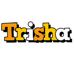 Trisha cartoon logo