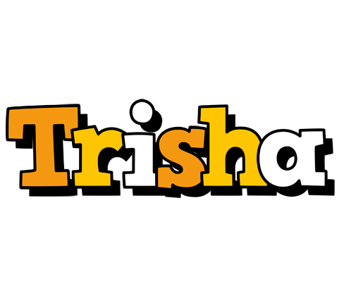 Trisha cartoon logo