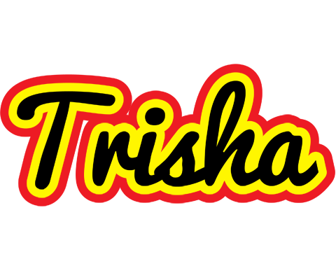 Trisha flaming logo
