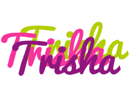 Trisha flowers logo