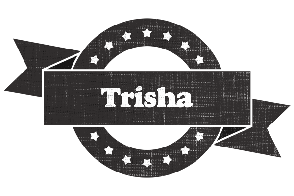 Trisha grunge logo
