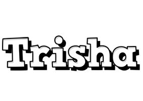 Trisha snowing logo