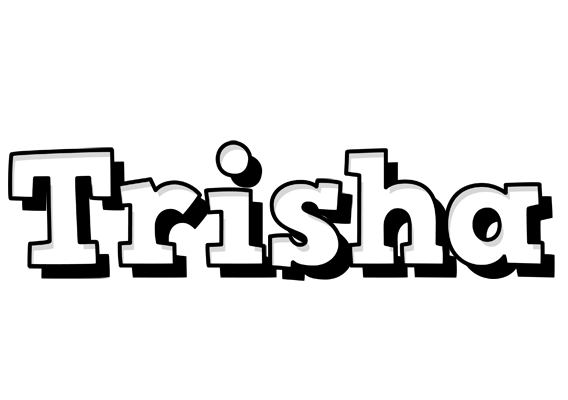 Trisha snowing logo