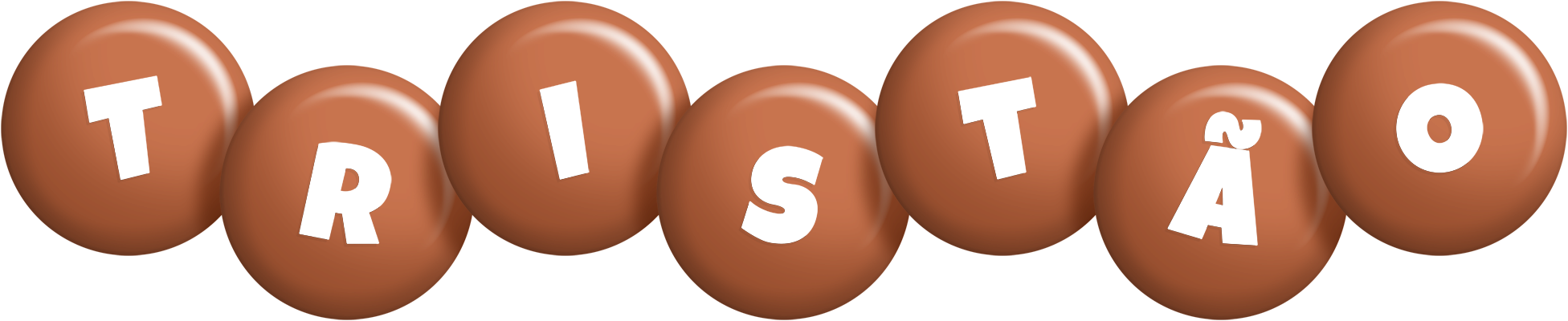 Tristão candy-brown logo