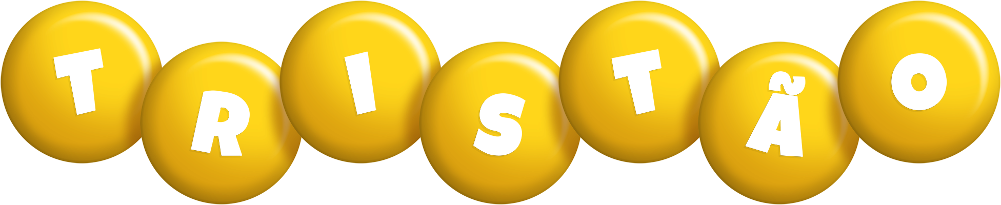 Tristão candy-yellow logo